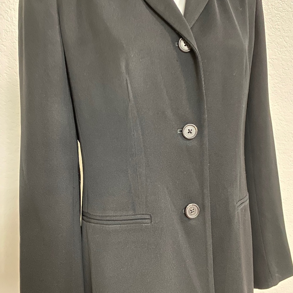 Classy Lined Ralph Lauren 3 Button Coat Size 6 - Picture 3 of 13